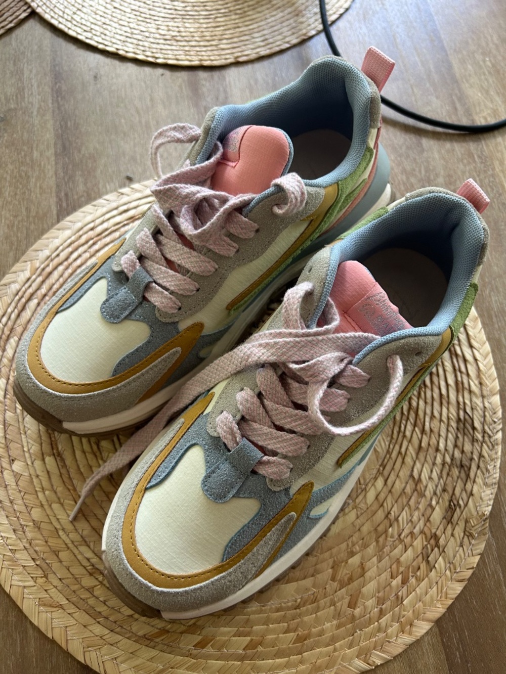 WOMEN'S BLOWFISH MALIBU COLORBLOCK SNEAKERS - SIZE 8.5 - Picture 3 of 5
